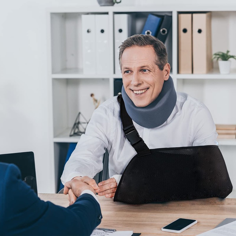 Mobiclinic, Arm Sling Shoulder 3D Mesh Breathable One Size Adjustable