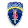 Auto Medals Berlin Brigade Sticker Decal Emblem Chrome Metal for