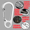 Mountain Carabiner Multifunction Spring Hook Mini Mountain Carabiner Lightweight Durable
