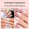 Pack of 240 Nude Gradient Soft Gel Press On Nails