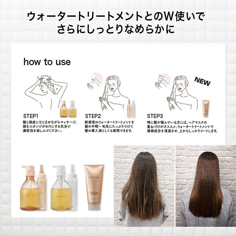 IONICO Penetrating Serum Hair Mask, For Damaged Hair, Moisturizing, Repairing,