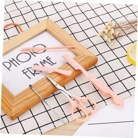 MERRYHAPY 5pcs Portable Eyebrow Razor Set for Women Mini Facial Hair Remover and Trimmer Shaper for Eyebrow Grooming to Use