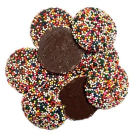 Guittard Milk Chocolate Non-Pareils from OliveNation, Rainbow Colors, Decorating, Topping -32 ounces