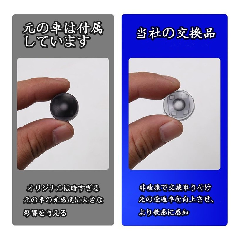 SODOI Auto Light Sensor Cover Adjust Auto Light Sensitivity 18mm