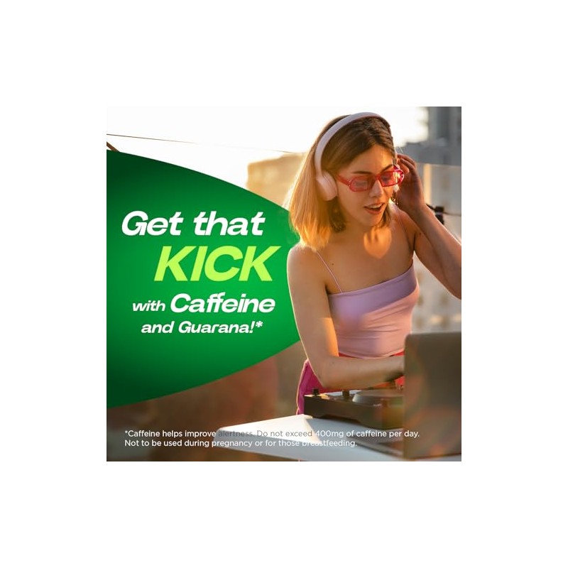 Berocca Boost Effervescent Tablets with Guarana & Caffeine, 20 Tablets