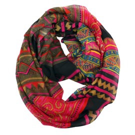 Tatum Navaho Print Infinity Scarf