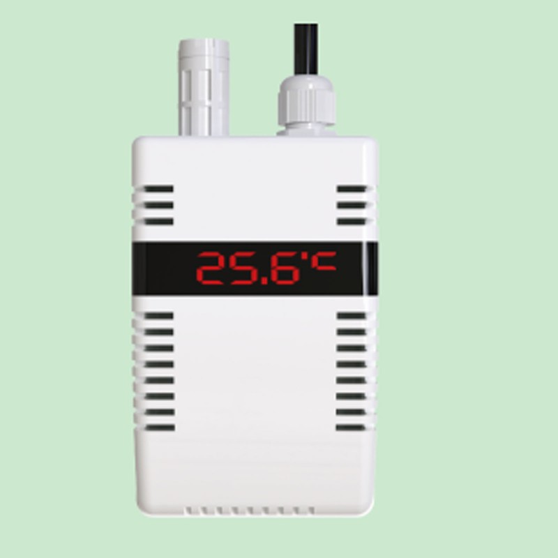 10‑30V Wall Mounted Multi Element Transmitter 485 Mode Temperature Humidity