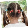 Baluue 16PCS 3.5-Inch Gradient Glitter Hair Bows for Girls Sequin