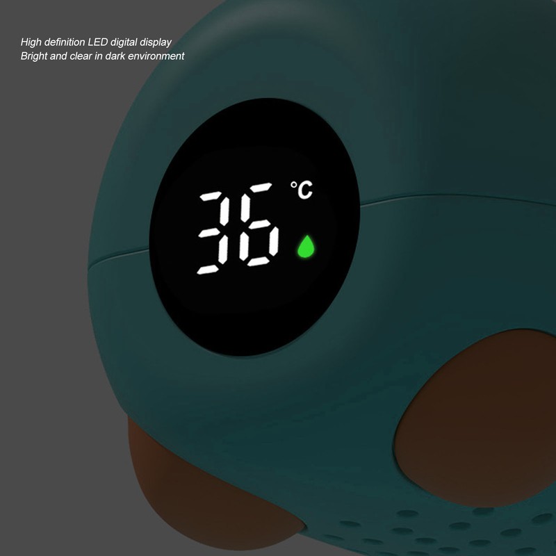 Baby Bath Thermometer Dinosaur Shaped Cute Cartoon Safety LED Display