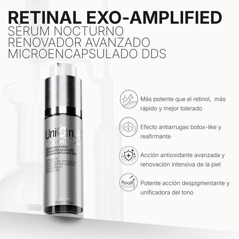RETINAL EXO-AMPLIFIED Sérum nocturno renovador avanzado 30ml