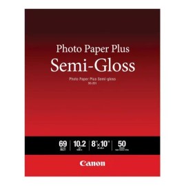 Canon Papel Fotografico Plus Semi Gloss 8 X 10 Canon Sg-201 Color Blanco