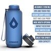Embrava 40oz Water Bottle - Large with Travel Carry Ring