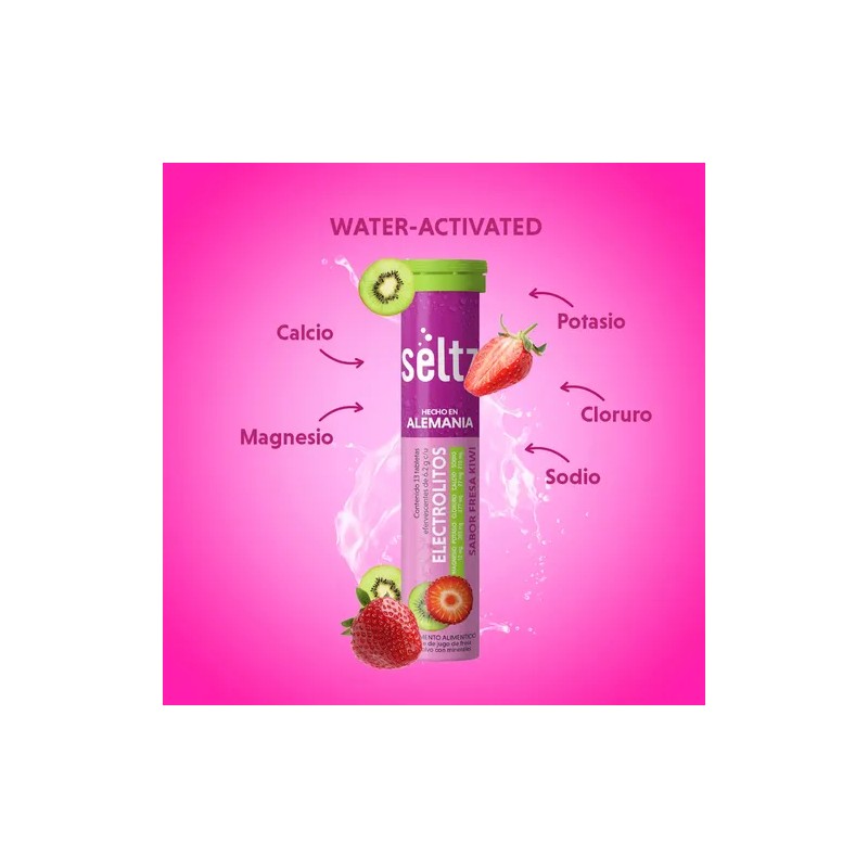Electrolitos Eferv. 3 Pack Sabor Fresa Kiwi