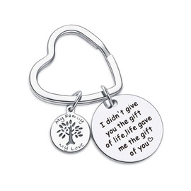 7RVZM Adoption Jewelry for Niece Gift Adoption Gift Goddaughter Gift Stepdaughter Keychain Stepdaughter Jewelry Stepdaughter Gift for Daughter in Law Jewelry bonus daughter jewelry DIL Keychain