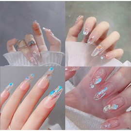 1200Pcs Strasssteine für Nägel, BetterJonny Nail Art Strass Kit Glitzersteine Strasssteine zum Basteln Nail Art Strasssteine Flatback Edelsteine Runde mit Pinzette für DIY Handwerk Nägel Kleidung