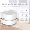 TRZLIFE Desk Vacuum Cleaner, Rechargeable and Durable Mini Desktop Vacuum