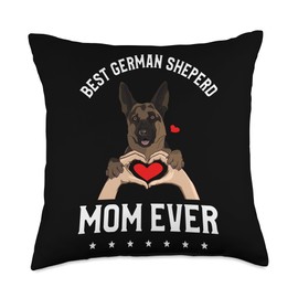 Best German Shepherd Mom Ever GSD Throw Pillow
