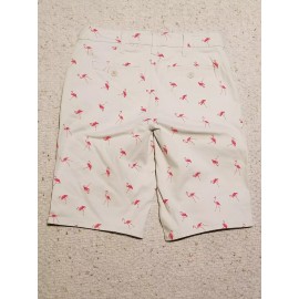 Royal Premium Stone Color with Flamingo Shorts Boys Size 16 - New With Tags