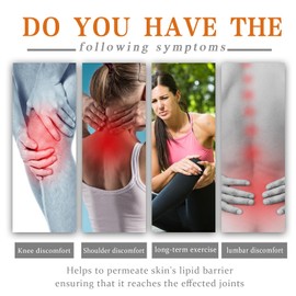 Turmeric & Ginger Discomfort Improve Cream - Knee& Bone Cream for Discomfort, Ginger Bone Ointment- Strong Salve for Knee, Neck, Wrist, and Knee Massage Salve for Fatigue Improve