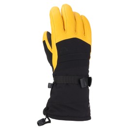 Gordini Polar Ii - Guantes impermeables con aislamiento para hombre, color negro y dorado, talla S