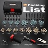 WelderElite Rivet Nut Drill Adaptor Tool Kit Contains 290 Rivet