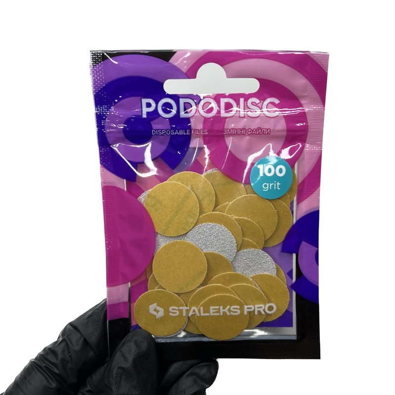 STALEKS White refill pads for pedicure disc PODODISC STALEKS PRO