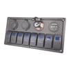 Pactrade Marine Car RV Boat Truck 8 Gang Blue LED