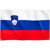 Runesol Slovenia Flag, 91 x 152 cm, Slovenian National Flag,