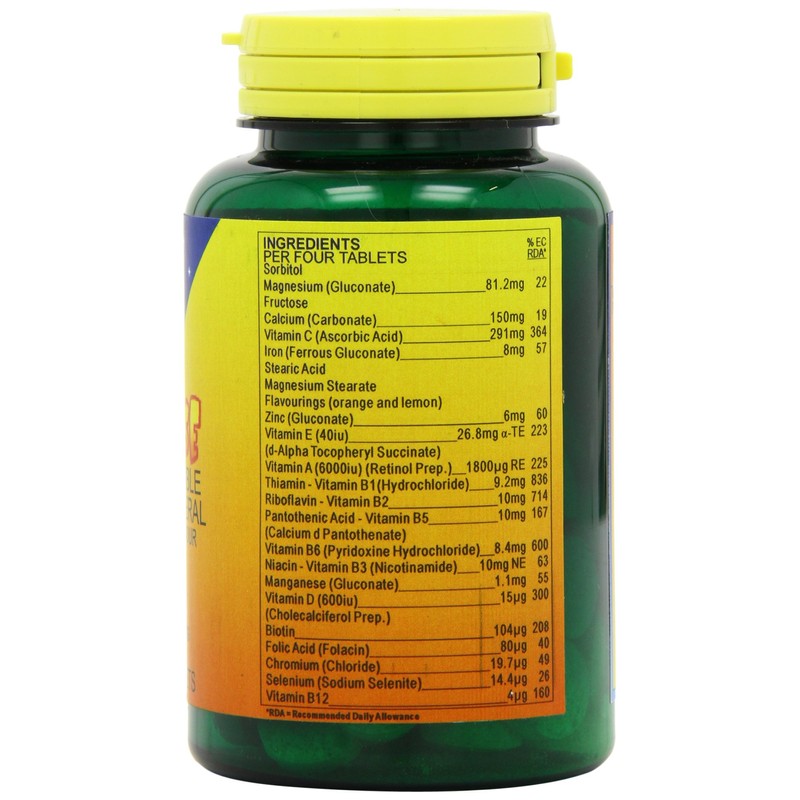 Health Plus Supermouse - Orange and Lemon Flavour Children's Chewable