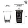 Original Stormtrooper Shot Gläser 4er Set bedruckt, aus Glas, Füllmenge