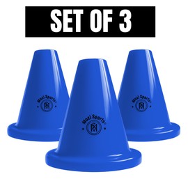 Cricket Batting Tee – Durable Plastic Practice Stand for Cricket Training & Coaching – Stable Design for Indoor & Outdoor Cricket Accessories (Blue)