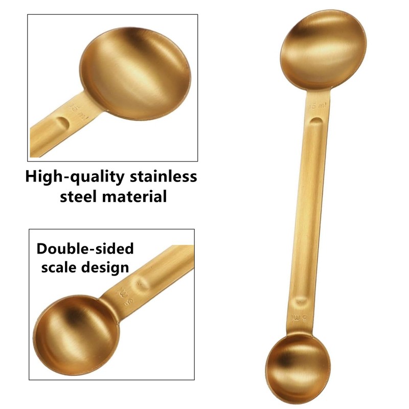 Double Sided Measuring Spoon, Teaspoon Measuring Spoon Long Handled Tablespoon