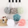 6 Stück 75 g/Stück große Luffas Duschschwamm, Netz-Pouf, Badeschwämme, Peeling,