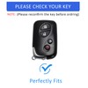 Flensent Key Fob Cover with Keychain for Lexus RX350 RX450