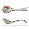 Cididu 8 Pcs Asian Ceramic Soup Spoons, Japanese Ramen Spoon