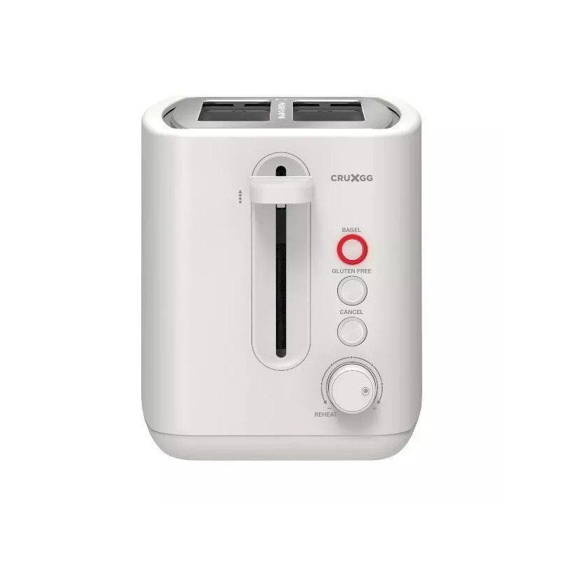 SATA Brand New CRUXGG 2 Slice Toaster 7 Levels **Gluten