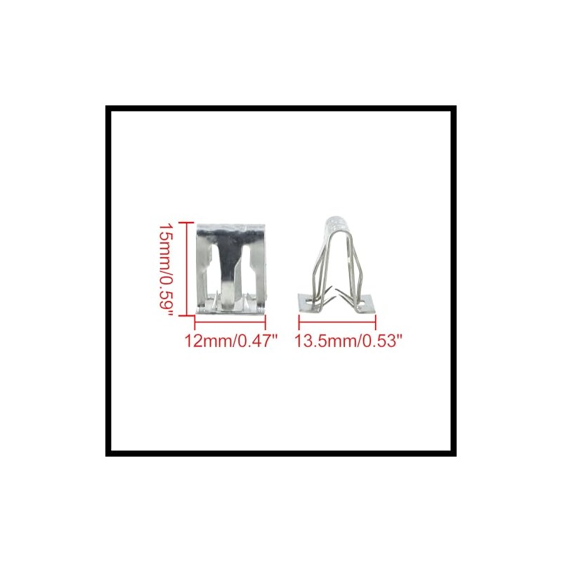 Hihaha Car Dashboard Retainer Instrument Panel Metal Clip 13.5 x