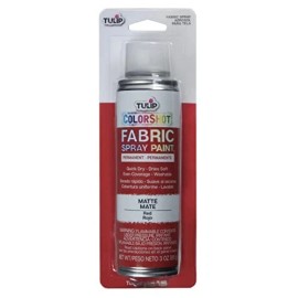 Tulip Colorshot Instant Fabric Spray Color 3Oz. Red
