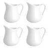 Gurygo 4 Pack 4 Oz Classic White Creamer with Handle