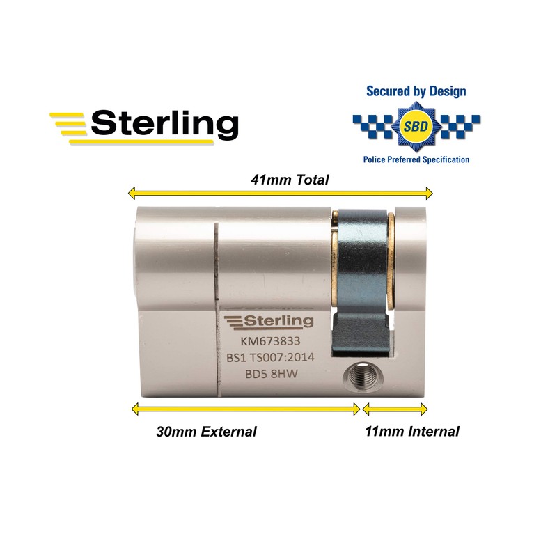 Sterling BS1 ESN1130 Enhanced Police Approved Secured by Design Euro
