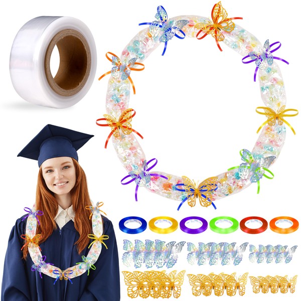1 Roll Graduation Decorations 2025 Tubing Leis Candy Making Kit