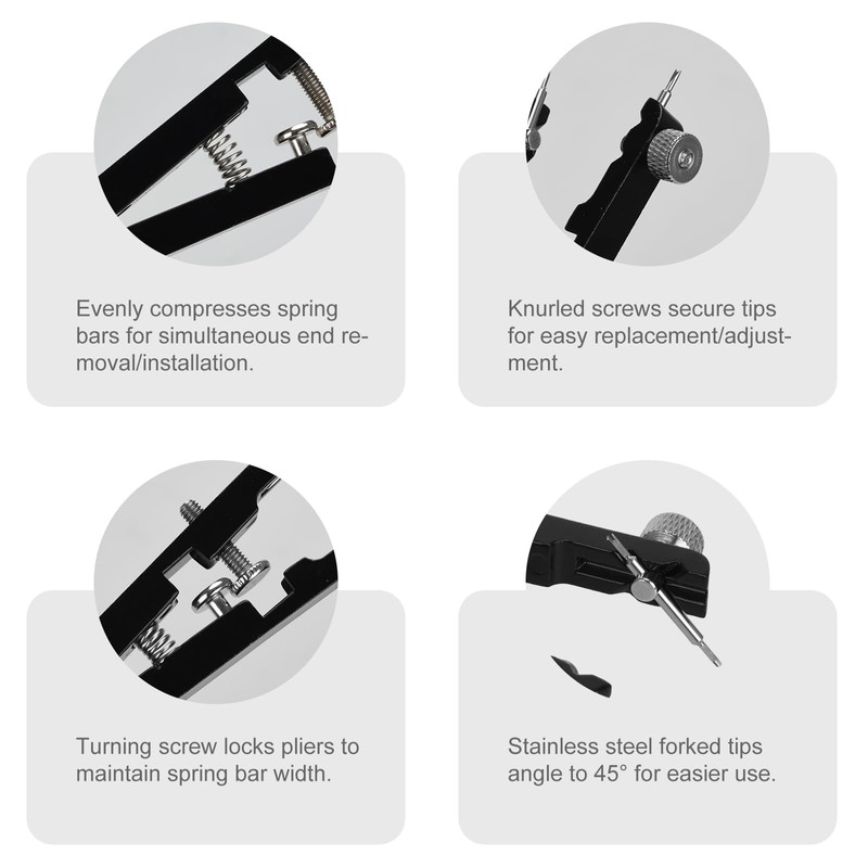 MFBJXC Watch Spring Bar Plier Tool Set Watchband Pliers with