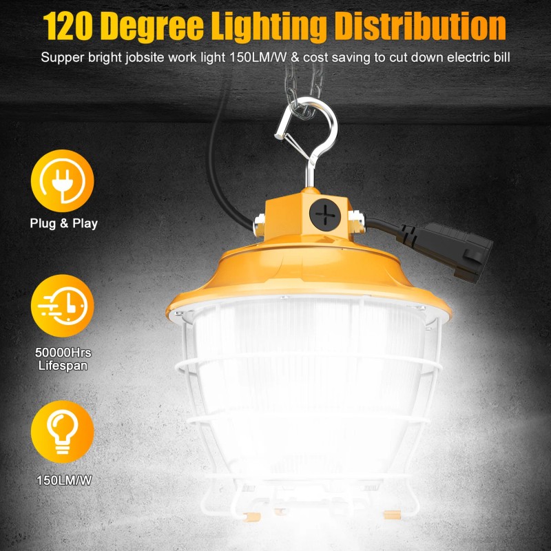 LED Construction Lights IP65 Flood Lights 100W 150W Daylight Portable