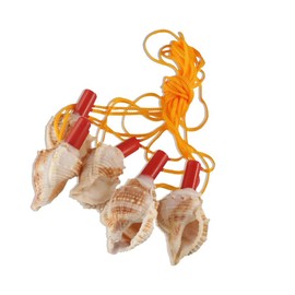 zaoalife 5Pcs Natural Conch Whistle Instruments Whistles, Creative Small Conch Whistle Life Saving Survival Tool