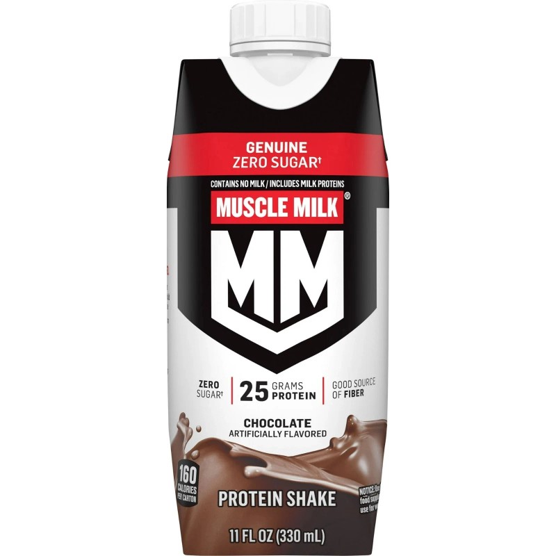 Muscle Milk Genuine Protein Shake, Chocolate, 11 Fl Oz Carton,