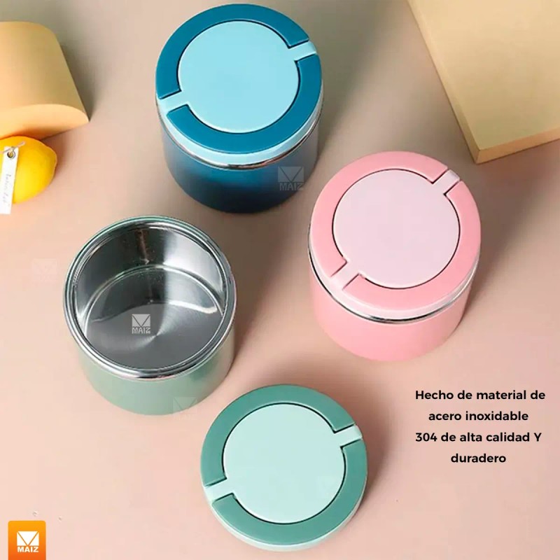 Maíz Fiambrera Contenedor Alimentos Sopa Acero Inoxidable 630ml