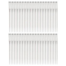 HARFINGTON 60 Agujas Grandes para Ojos de 1.65" Aguja de Costura a Mano Aguja de Bordado de Acero Inoxidable para Cuero Punto de Cruz