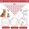 Valentine's Day Dog Bandana, 2 Pack Adjustable Holiday Party Birthday