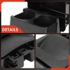 A-Premium Rear Seat Cup Holder Insert Center Console Compatible with
