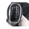 HZTWFC 6 Speed Black Car Gear Shift Knob Gaiter Boot